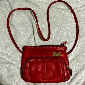 TIGNANELLO RED SHOULDER BAG
